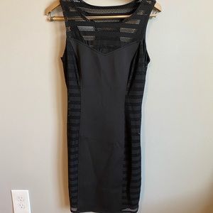 Black knee length Guess sleeveless